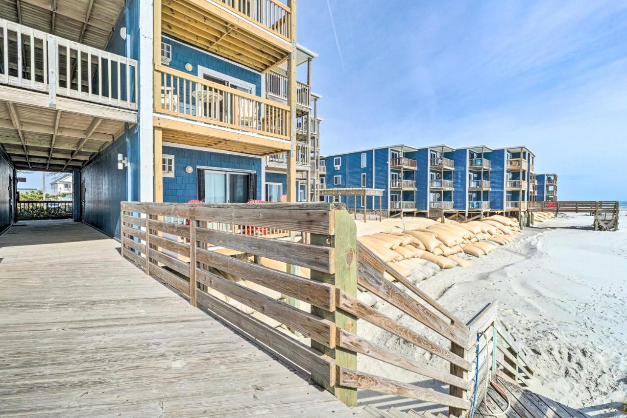 North Topsail Condo - Steps To Beach! North Topsail Beach Exterior photo