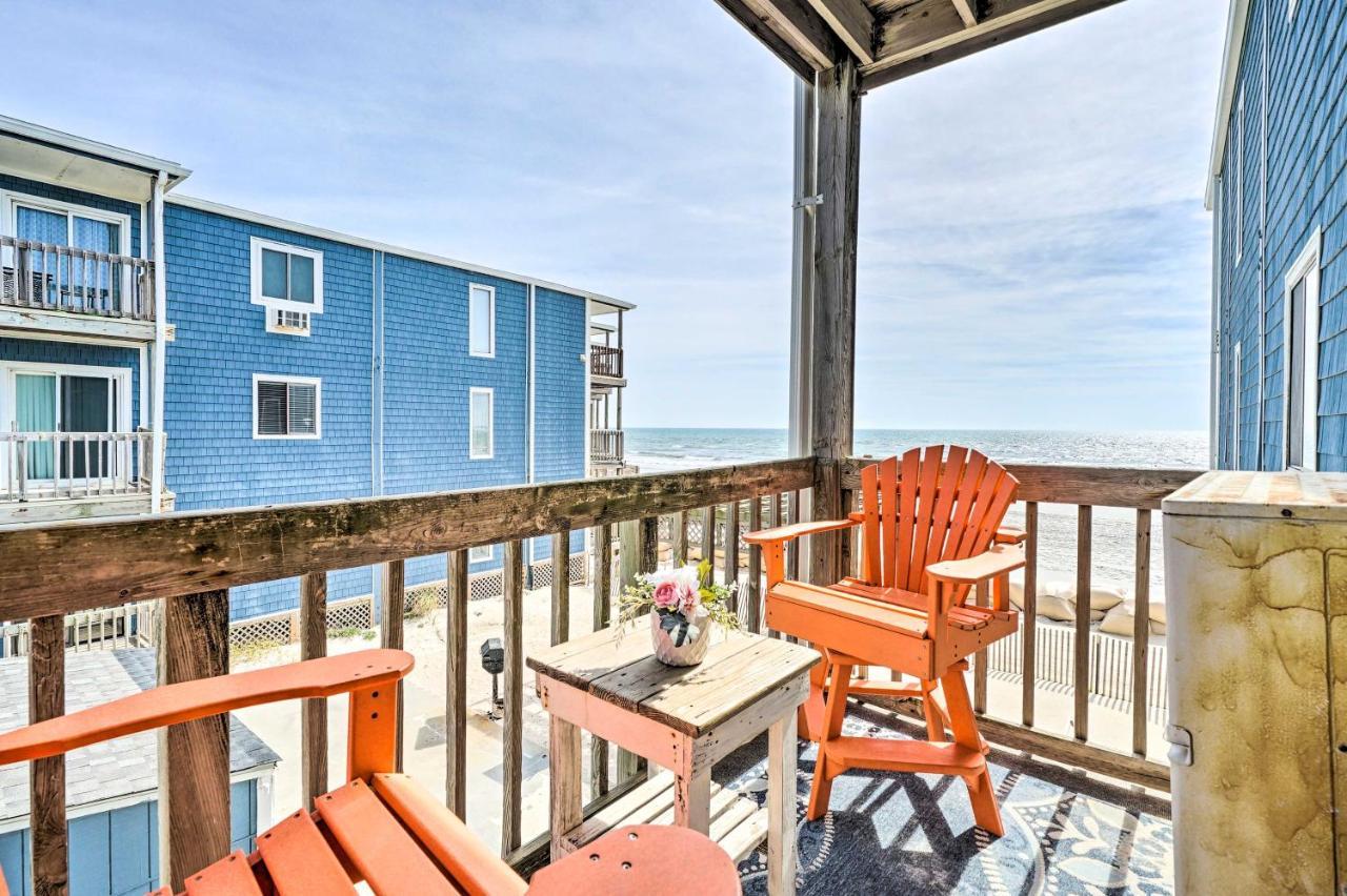 North Topsail Condo - Steps To Beach! North Topsail Beach Exterior photo